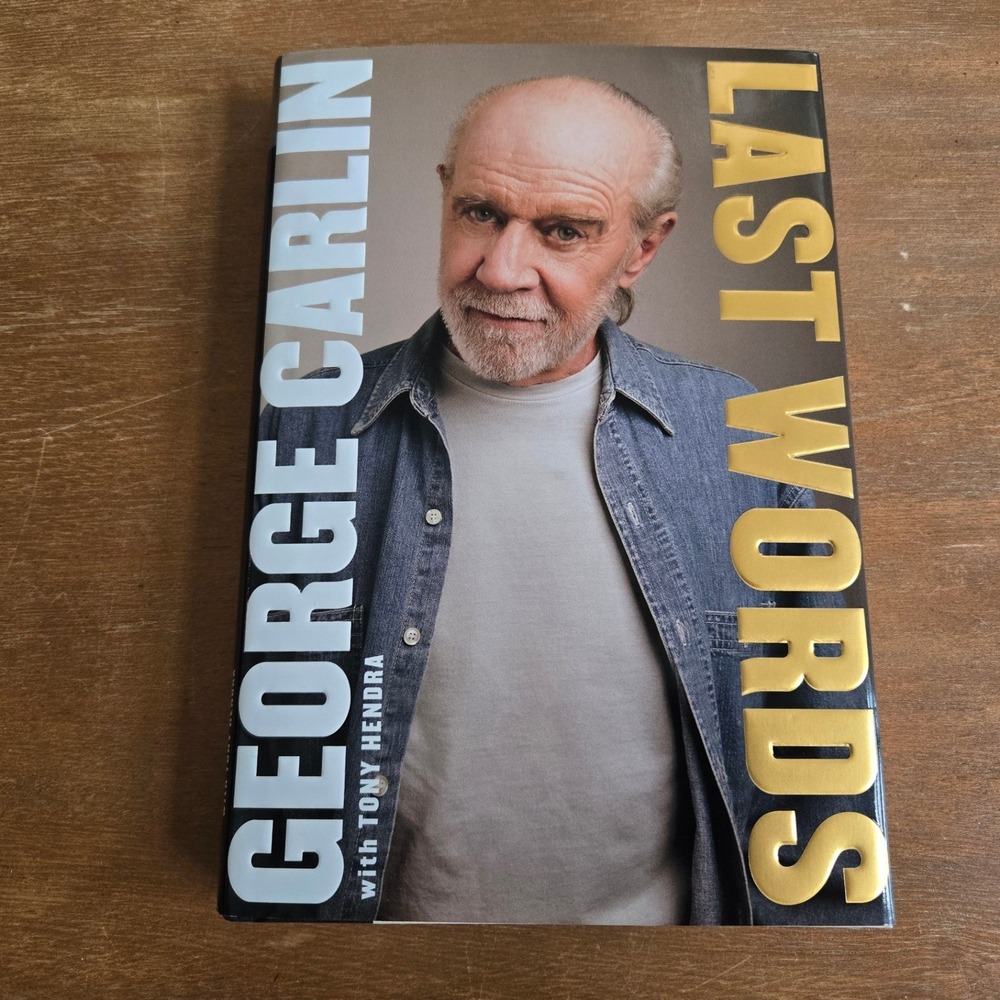 George Carlin Last Words First Edition Hardcover Book Autobiography Memoir‎